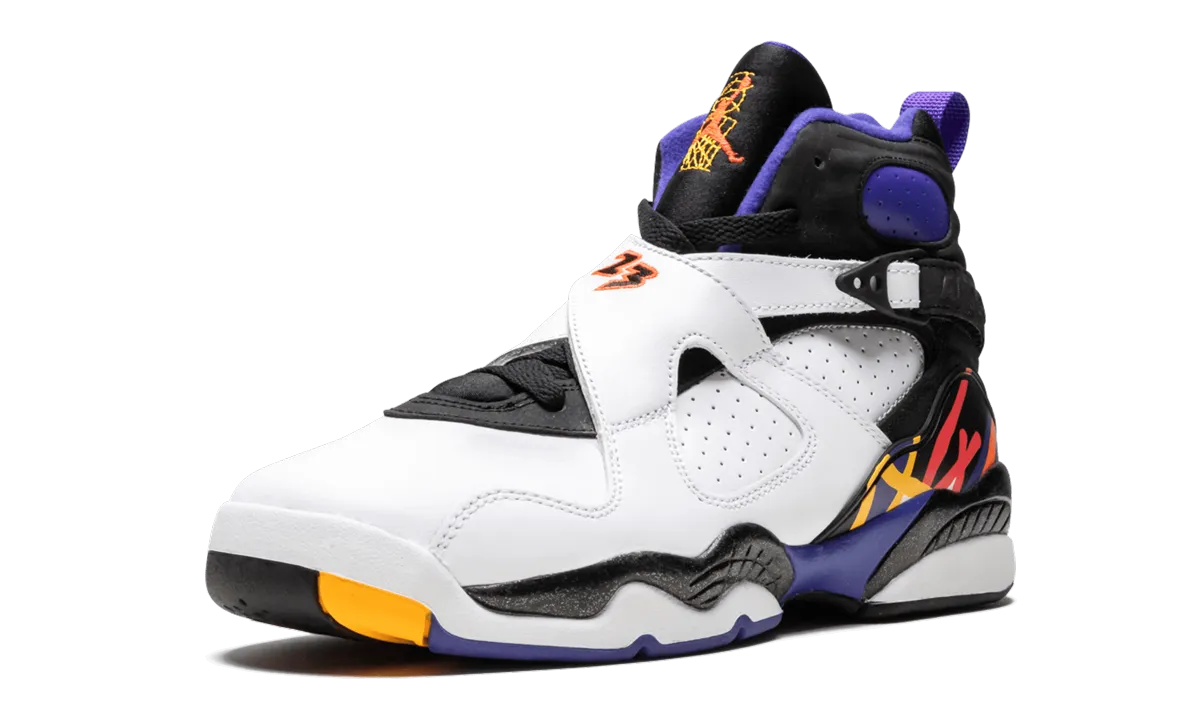Air Jordan 8 Retro GS "Three-Peat" Sneakers Walk