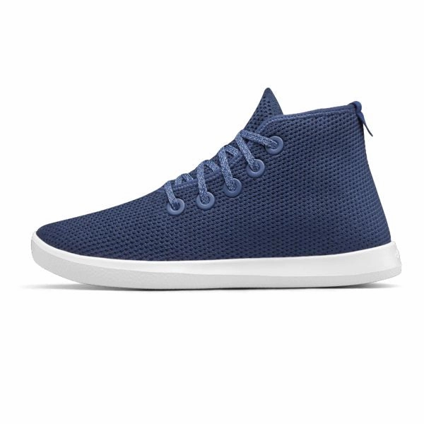 Allbirds Tree Toppers - CLASSICS: Dark Blue (White Sole) Casual Boots And Shoes