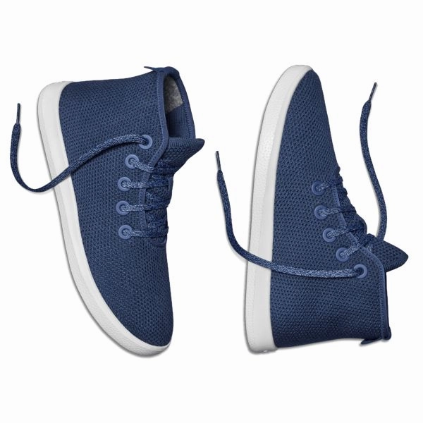 Casual Shoes With White Sole Allbirds Tree Toppers - CLASSICS: Dark Blue (White Sole)