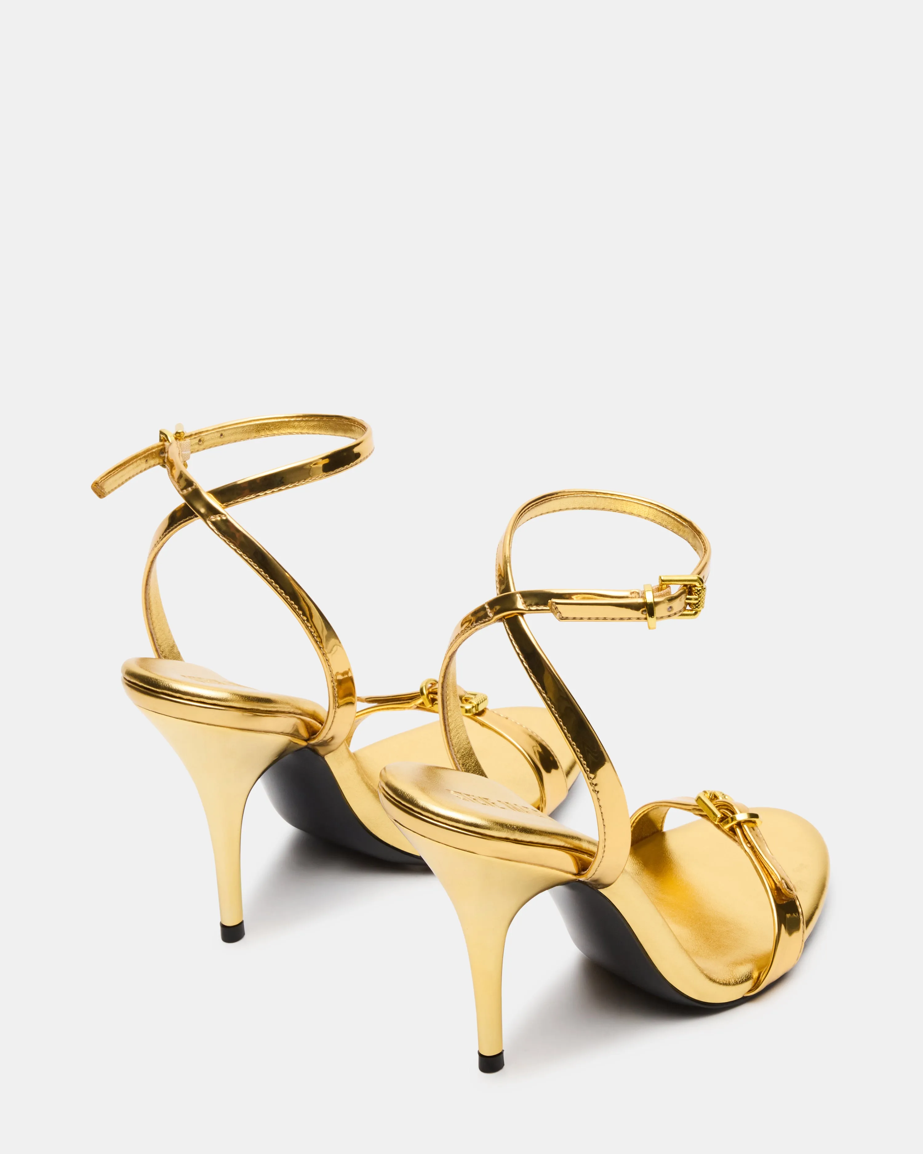Mules High Heels FOXX GOLD