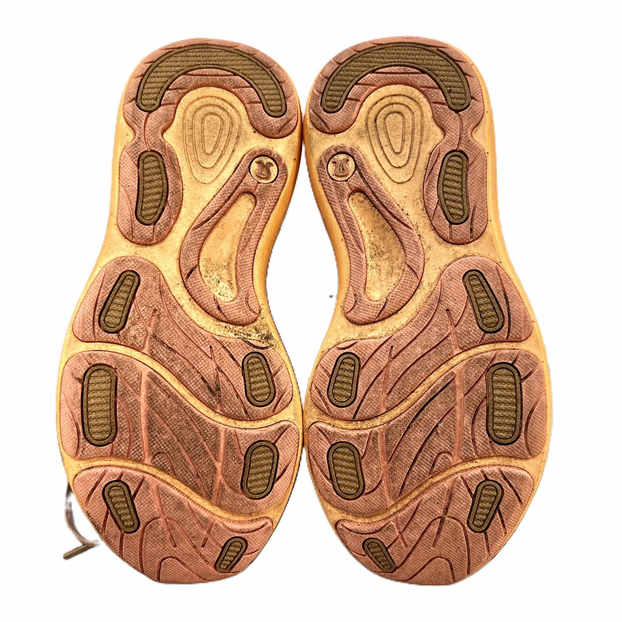 Dingo Shoes Casual Shoes Athletic By Lululemon In Pink/Orange, Size: 7