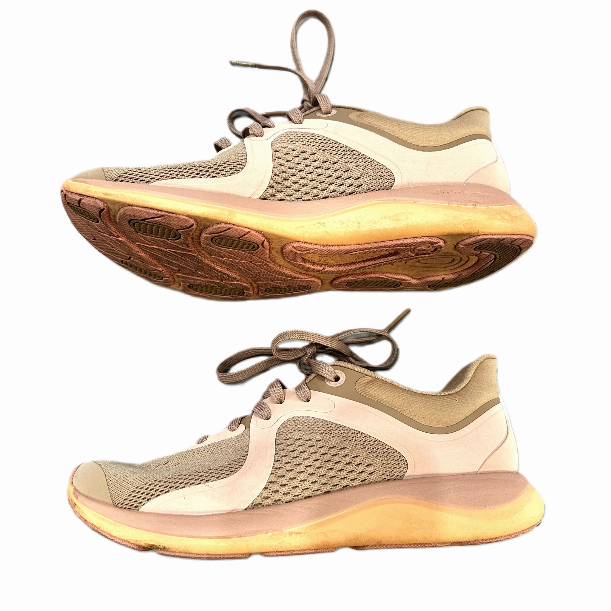 Casual Derby Shoes Reddit Shoes Athletic By Lululemon In Pink/Orange, Size: 7