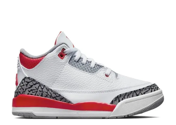 Shoes Sneakers Air Jordan 3 Fire Red (PS)