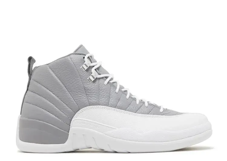 Air Jordan 12 Stealth Sneakers With Heels