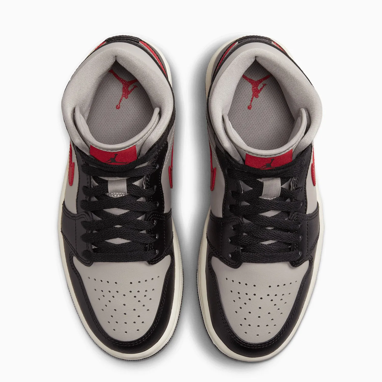 Balenciaga Sneakers Sock Women's Air Jordan 1 Mid "Black College Grey"