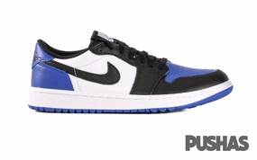Air Jordan 1 Retro Low Golf 'Royal Toe' (2022) Rhinestone Sneakers