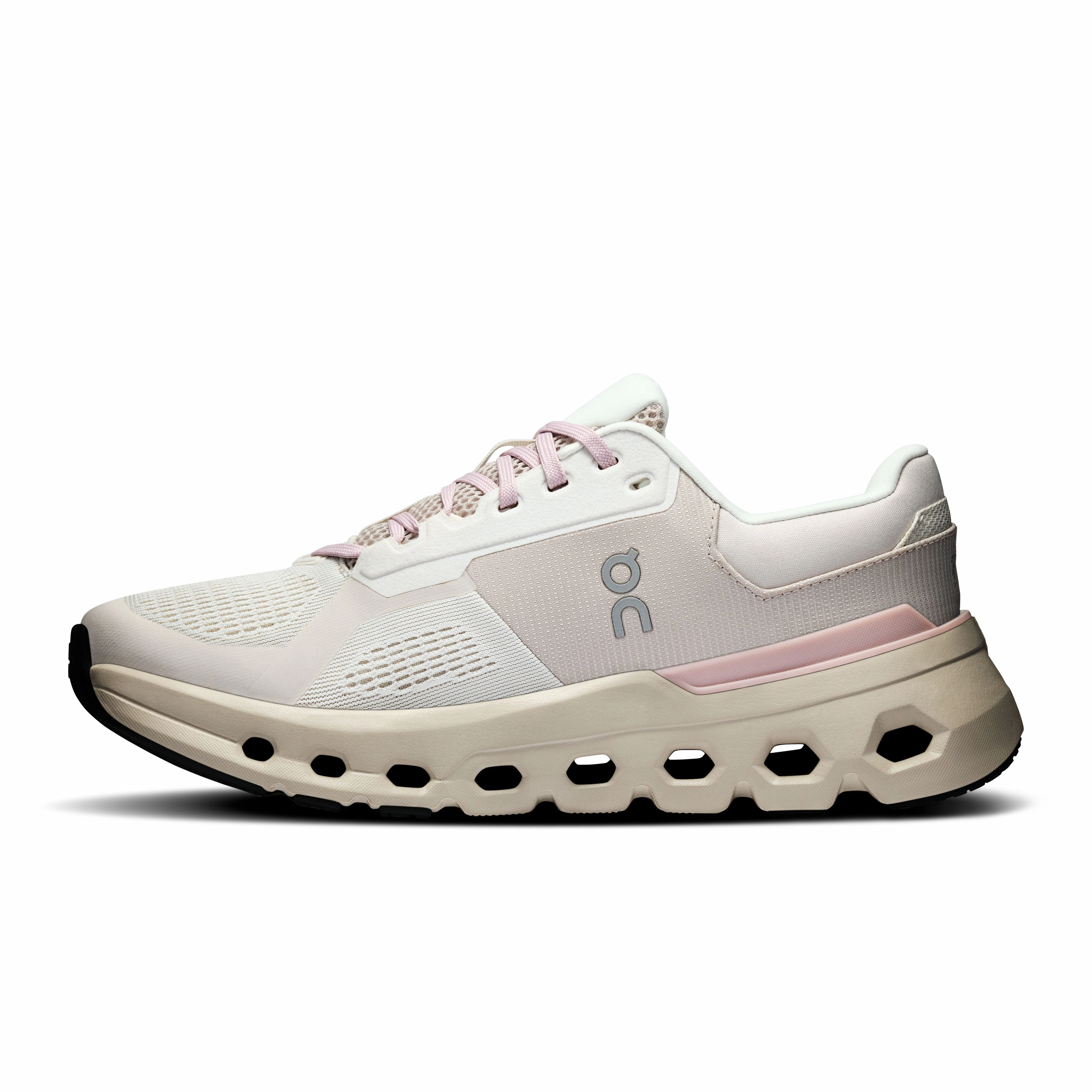 Women's ON Cloudrunner 2 Ivory/Mauve Most Comfy Casual Shoes