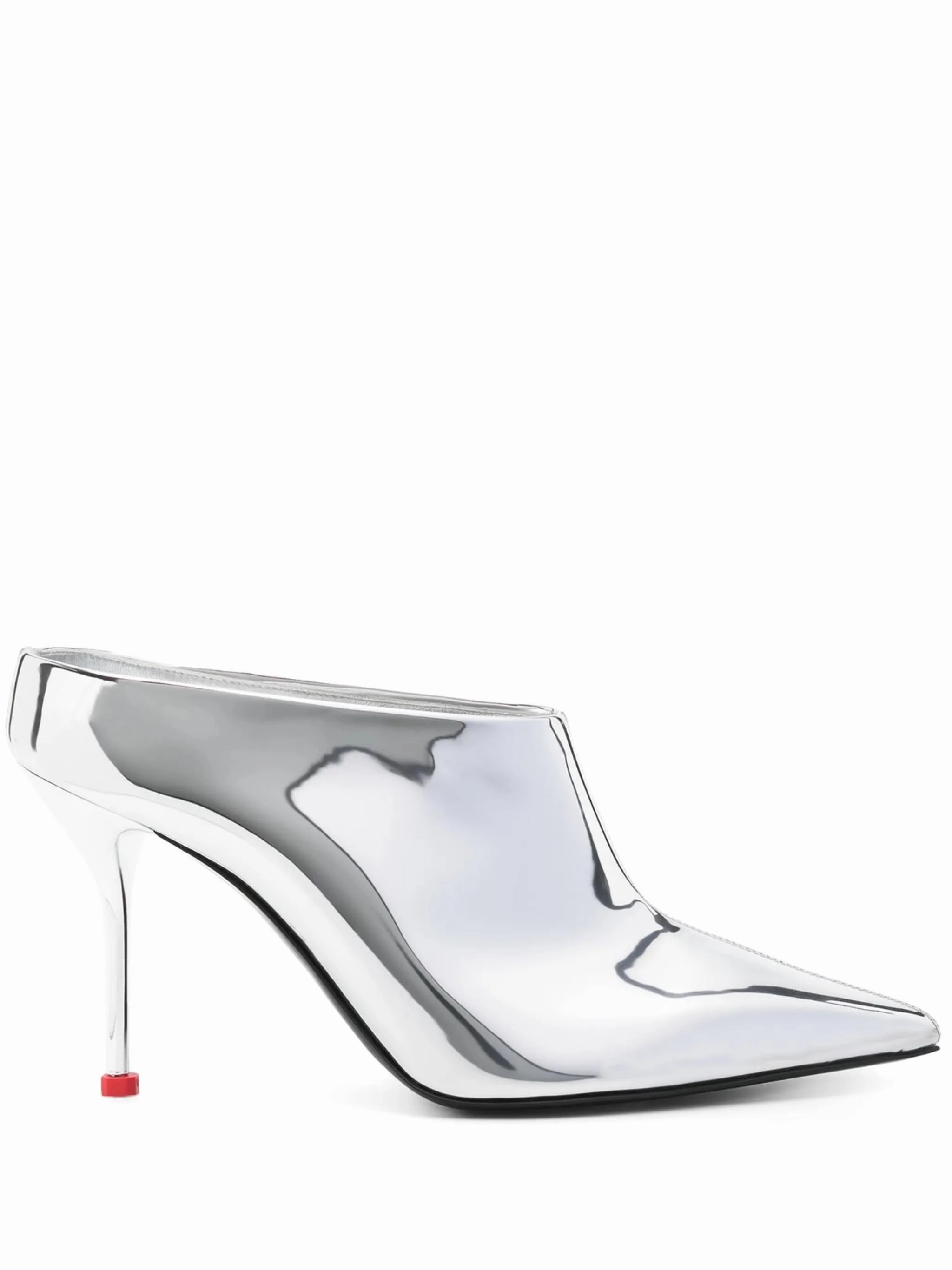 Wide Width Casual Shoes 95mm metallic mules