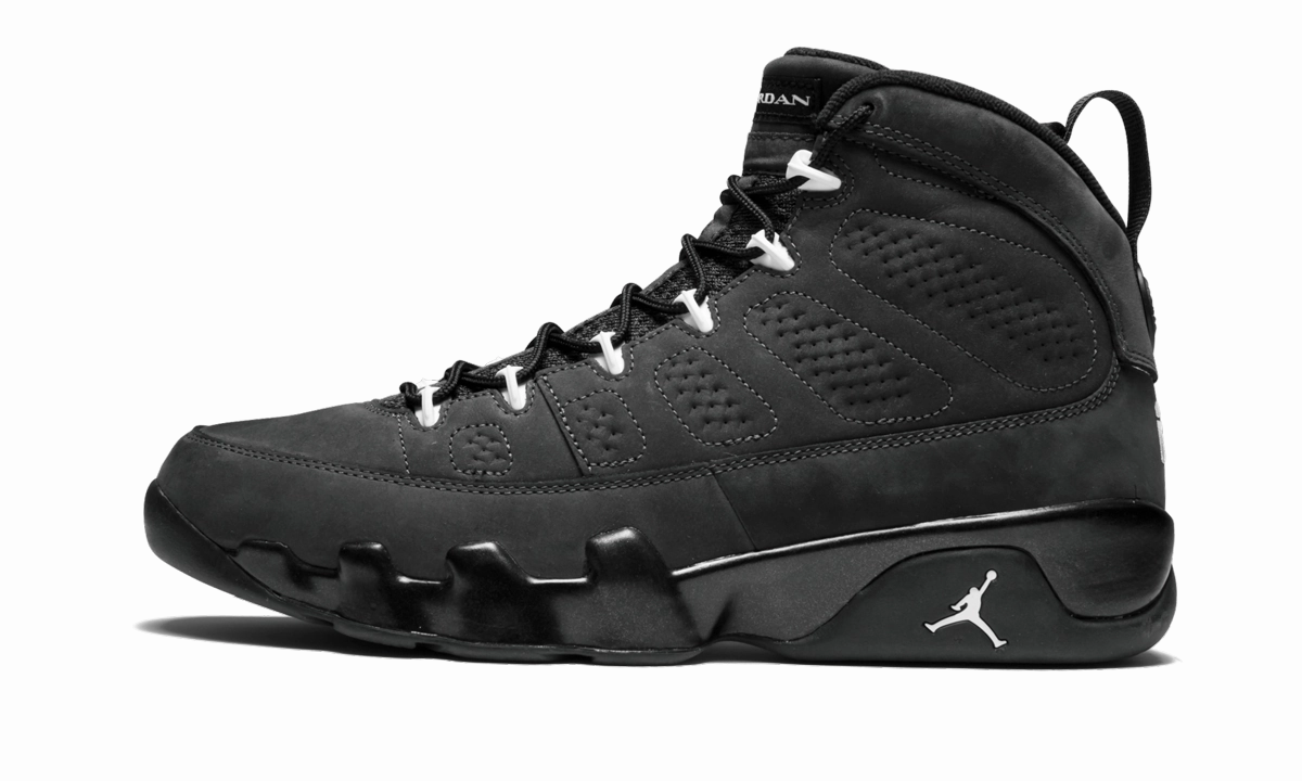 Air Jordan 9 Retro "Anthracite" Sneakers Png