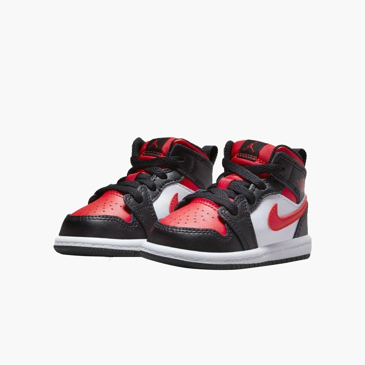 Dress On Sneakers Kid's Air Jordan 1 Mid "Fire Red" Toddlers
