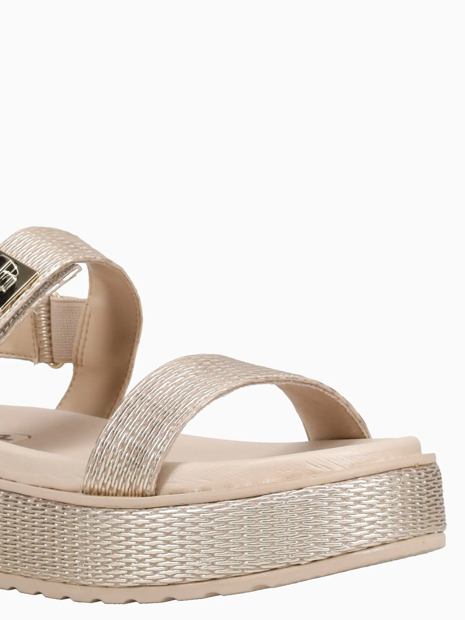 Star Casual Shoes Galicia Ouro Raffia