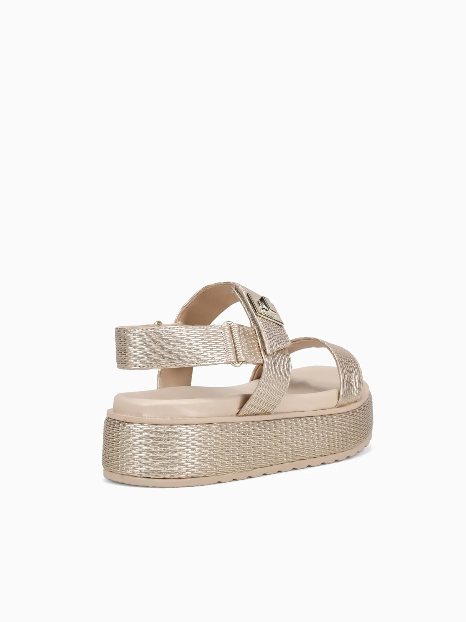 Galicia Ouro Raffia Black White Casual Shoes