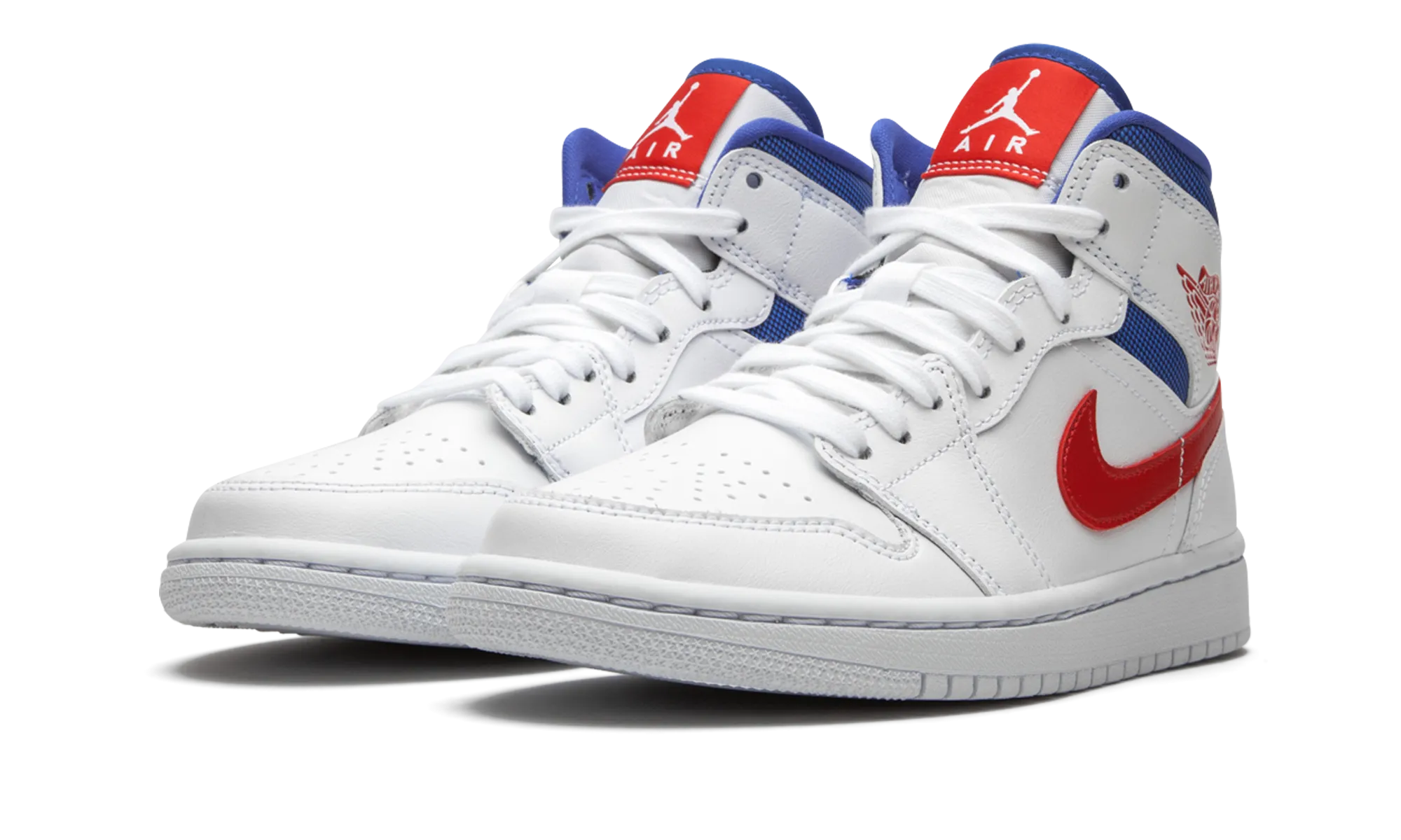 AIR JORDAN 1 MID WMNS "USA" Lace Sneakers