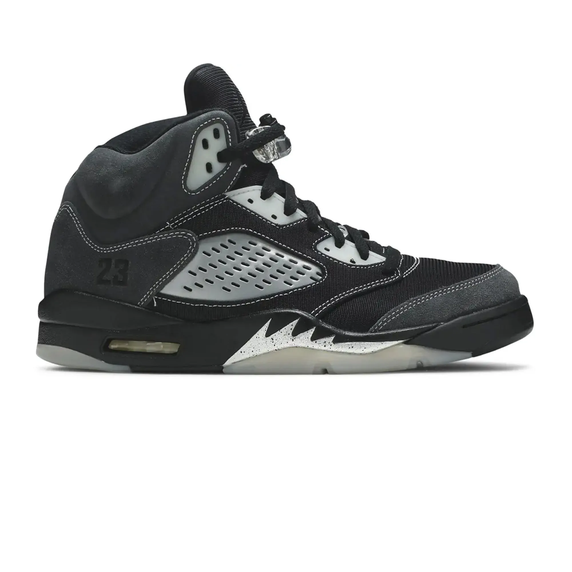 Stay-put Closure Casual Sneakers Air Jordan 5 'Anthracite'