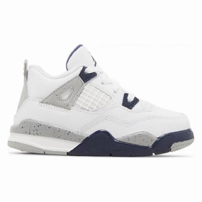 Wide Hiking Sneakers Air Jordan 4 (TD), Midnight Navy