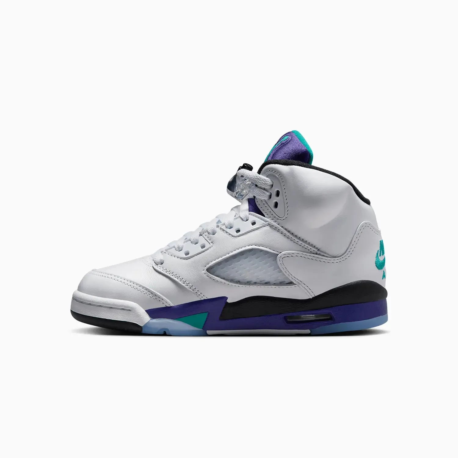 Kid's Air Jordan 5 Retro OG "Grape" Grade School Self Lacing Sneakers