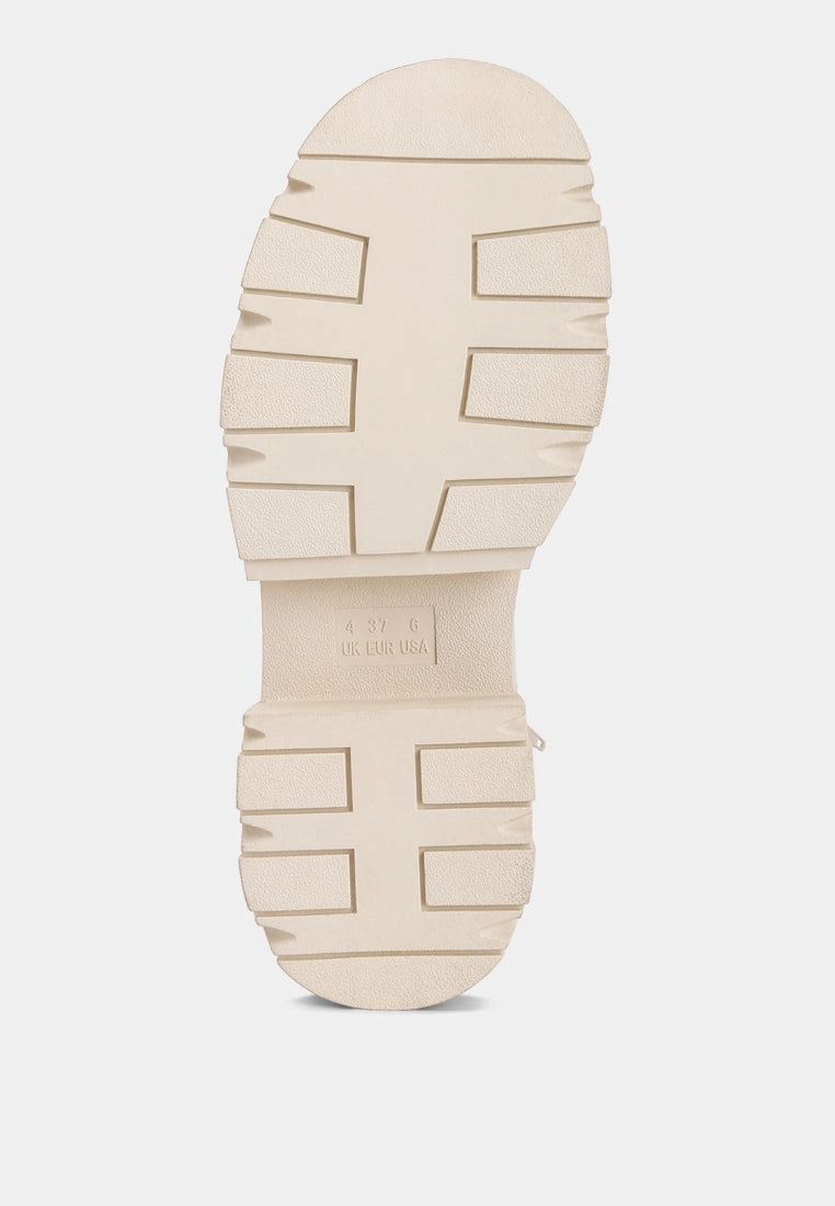 tatum faux leather combat chunky boots Boots For Men Outfit