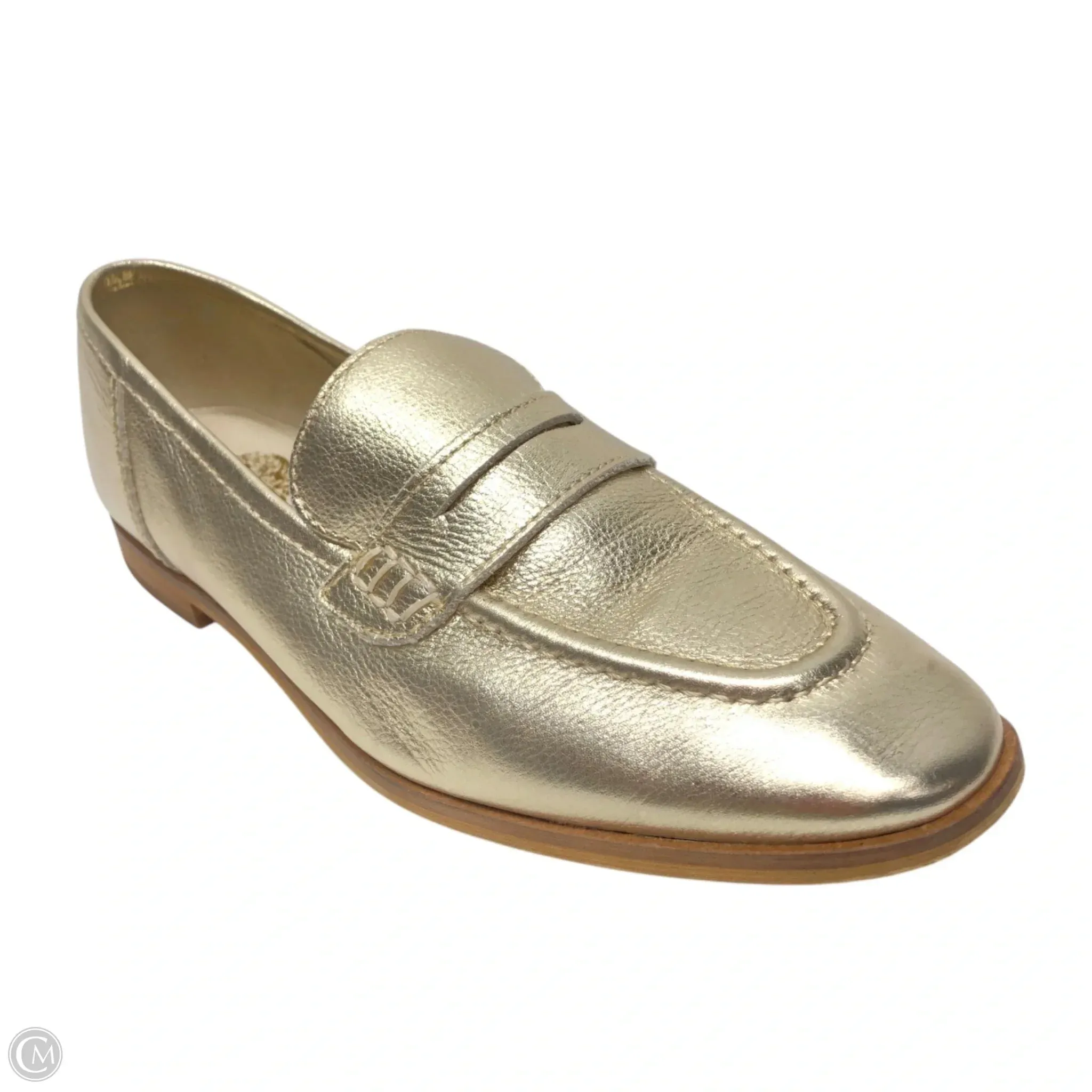 Shoes Flats By Vince Camuto In Gold, Size: 7.5 Smart Casual Shoes