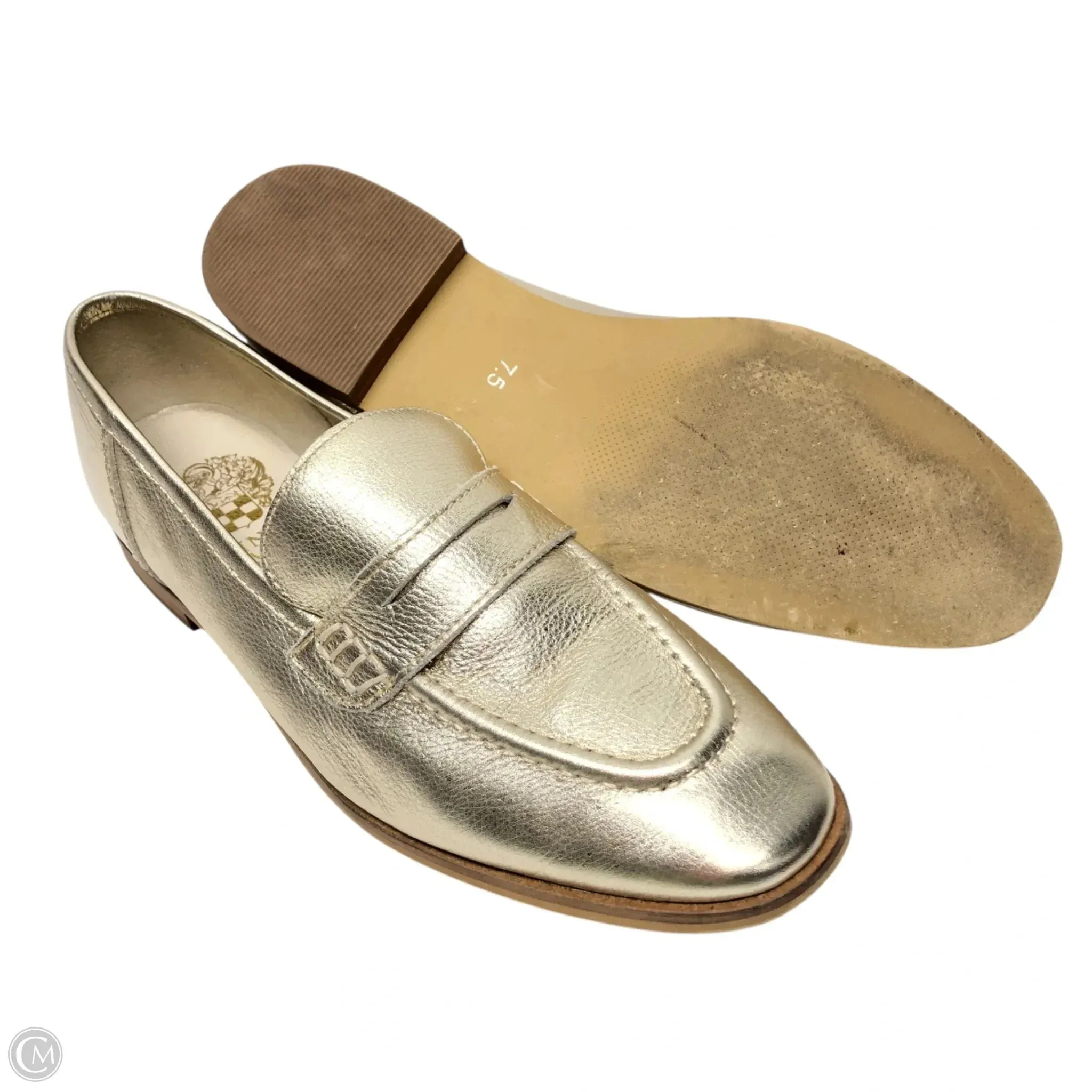 Originals Ozweego Tr Casual Shoes Shoes Flats By Vince Camuto In Gold, Size: 7.5