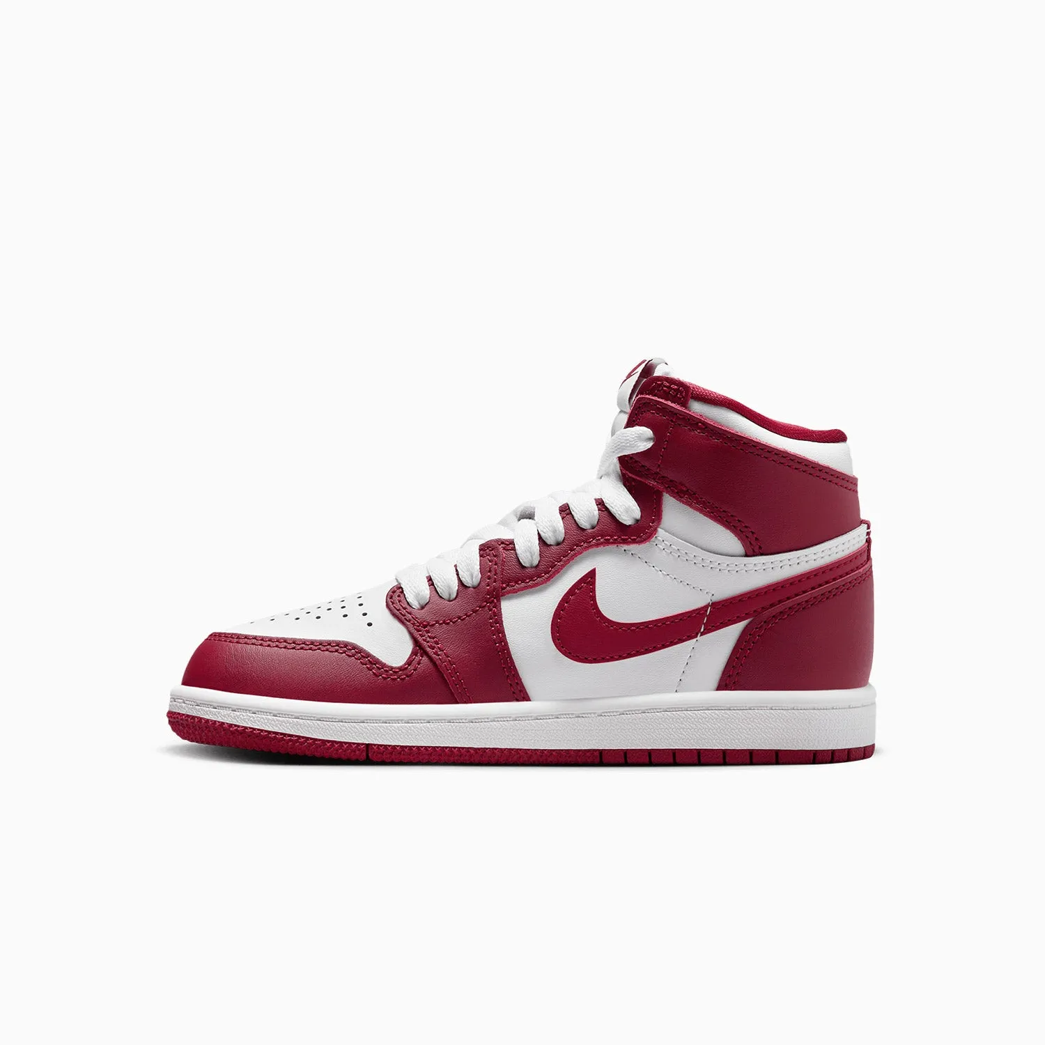 21. NULL Kid's Air Jordan 1 Retro OG "White Team Red" Pre School