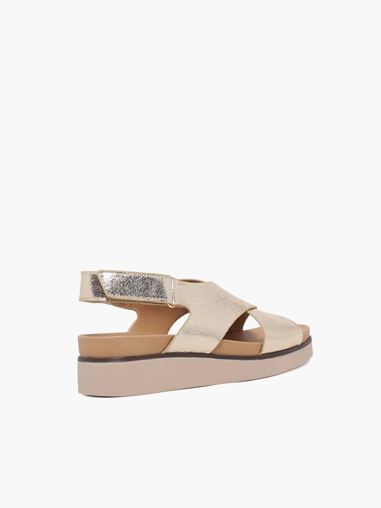 Georgina Platino Gold Business Casual Shoes For Wide Feet