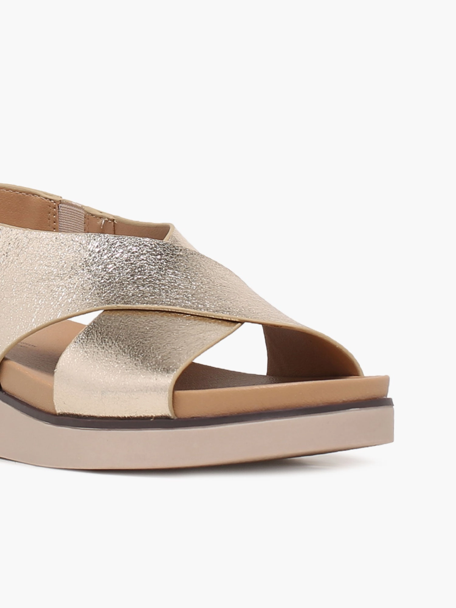 Casual Chic Shoes Georgina Platino Gold