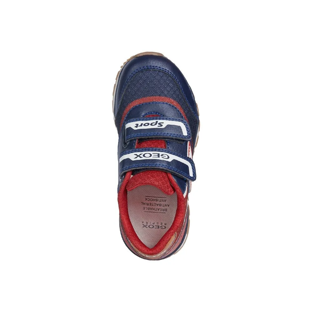 Casual Shoes For Work Geox J Pavel A Touch Fastening Trainer