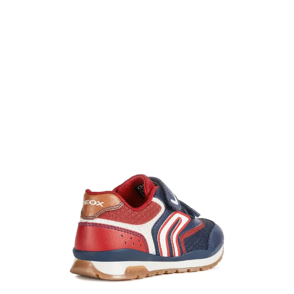 Geox J Pavel A Touch Fastening Trainer Best Semi Casual Shoes