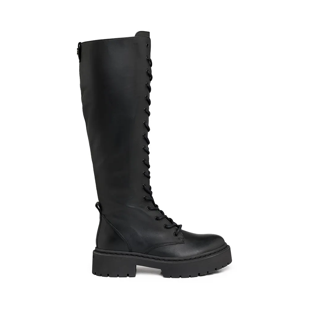 Germaine Boot BLACK LEATHER Mukluks Boots