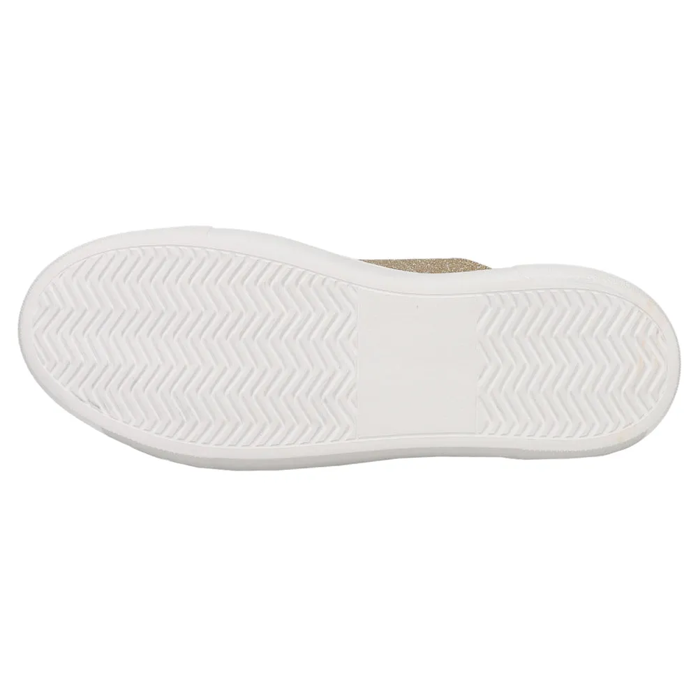 Best Casual Shoes For Snow Glaring Glitter Lace Up Platform Sneakers