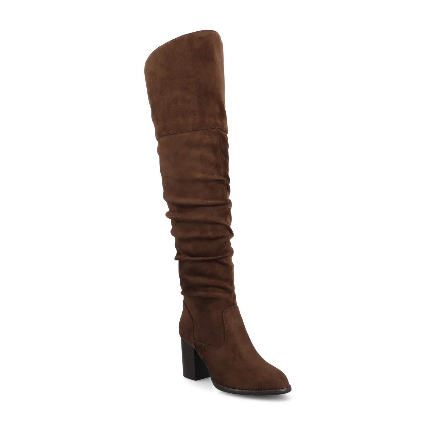 KAISON THIGH HIGH BOOTS IN WIDE CALF