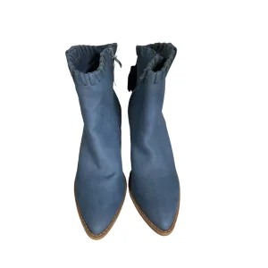 Blue Boots Ankle Heels Forever, Size 7 Rural King Boots
