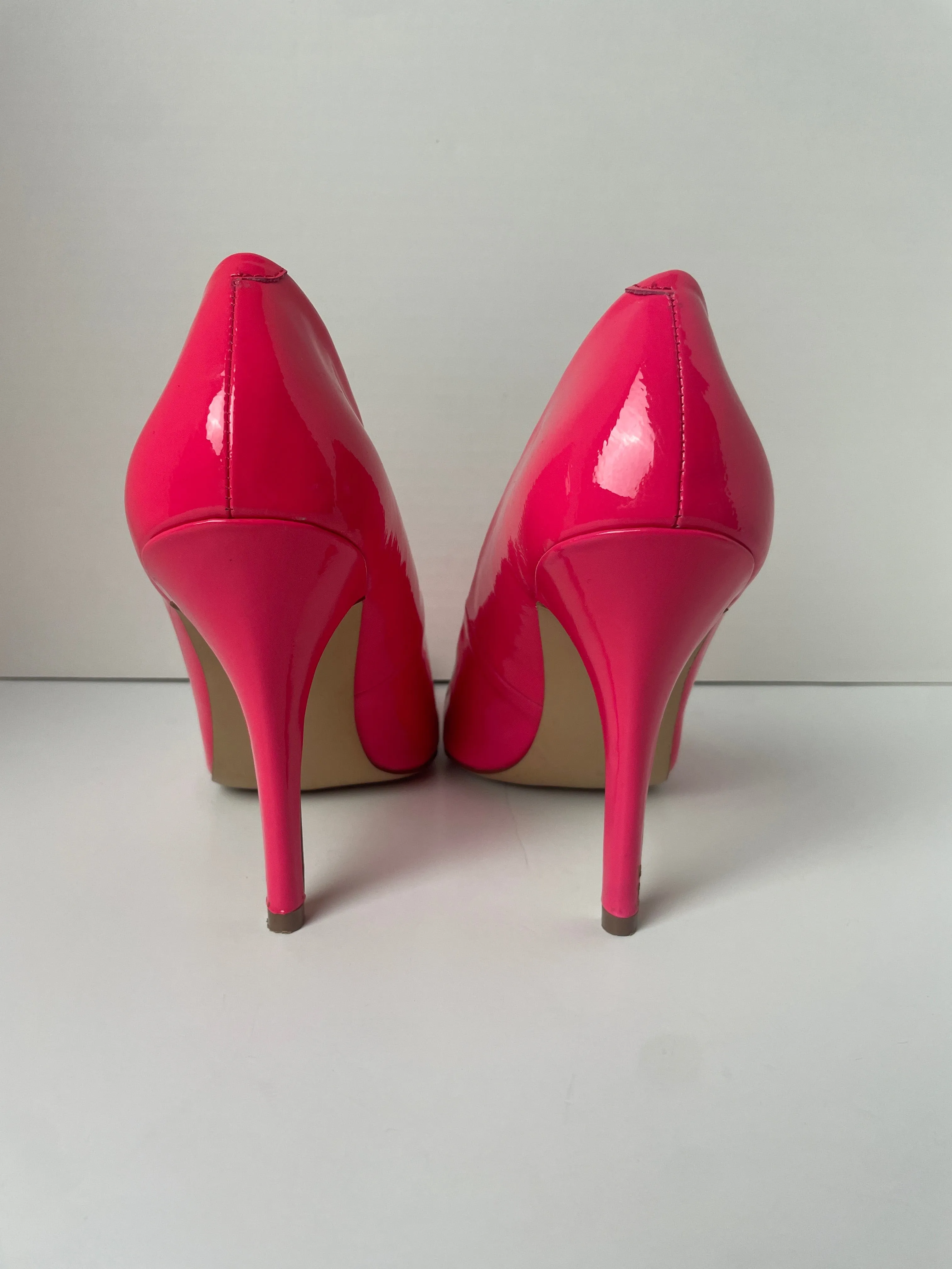 Pink Shoes Heels Stiletto Steve Madden, Size 9.5 Most Comfortable Smart Casual Shoes