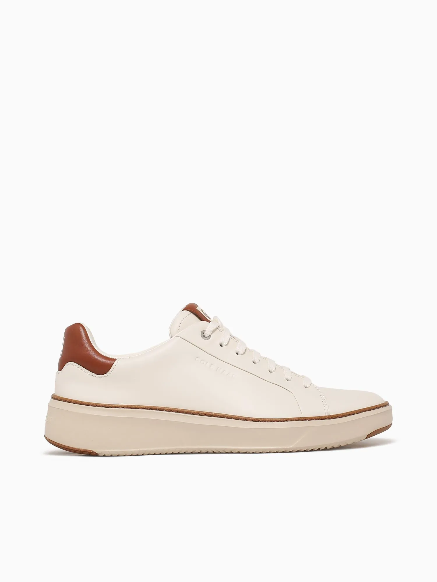 Casual Shoes Online Shop Grandpro Topspinsneaker Ivory Carame lea