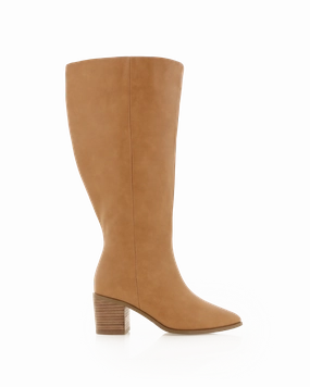 Alexander Mcqueen Hoof Boots GRANGER EXTENDED CURVE - CAMEL CASUAL
