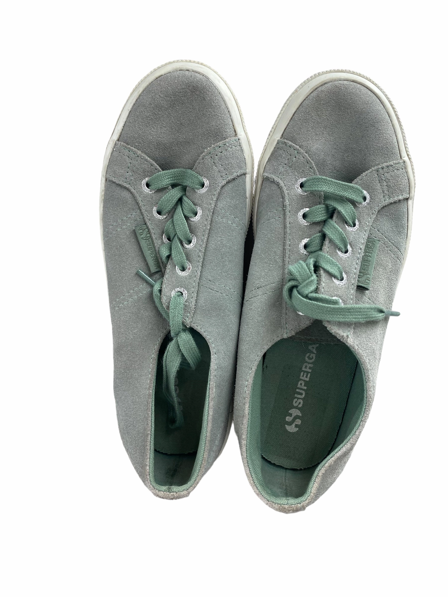 For Flat Feet Overpronation Green Shoes Flats Superga, Size 6.5