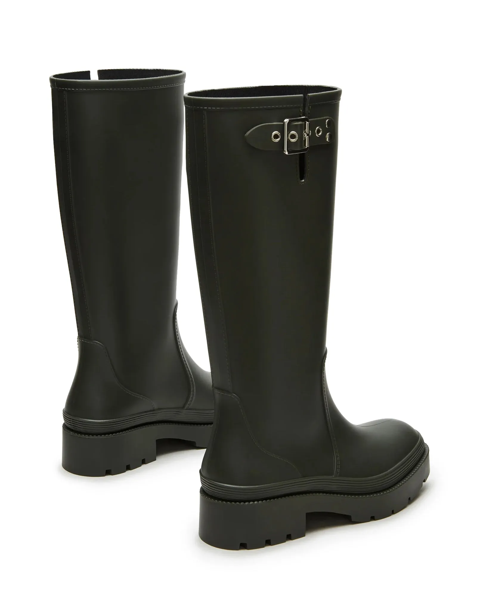 Rockyh20 Boot OLIVE Flat Over The Knee Boots