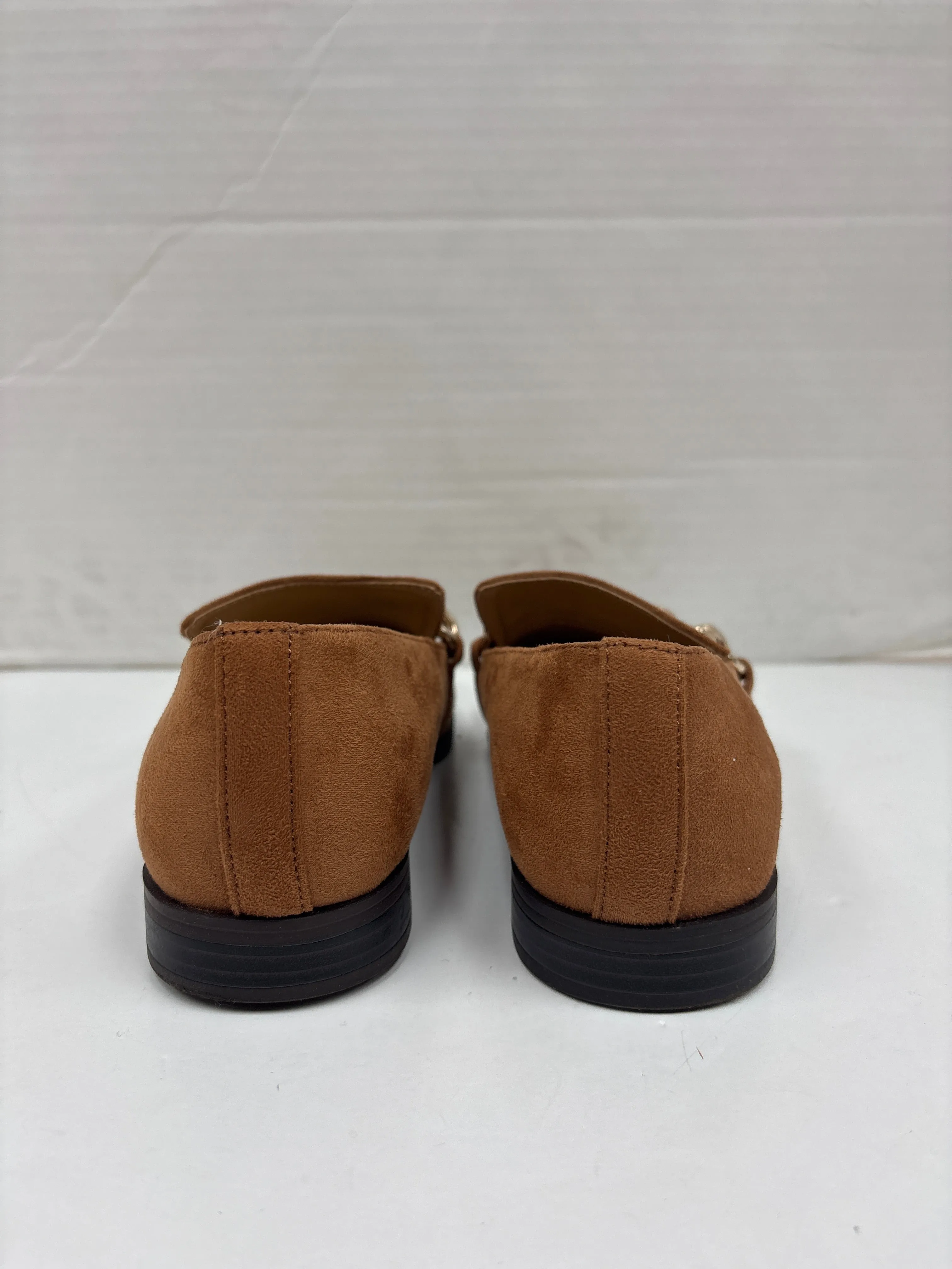 Running Shoes Flat Bottom Shoes Flats By Nine West In Brown, Size: 7