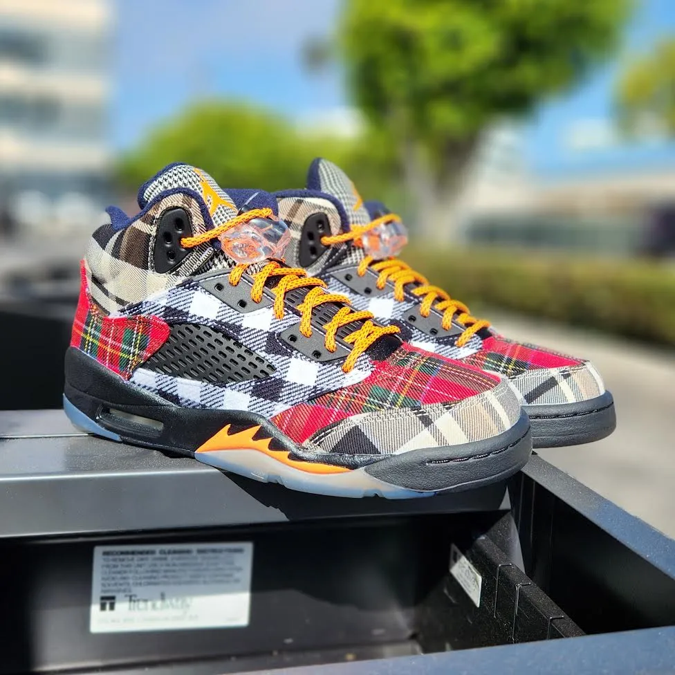 Sneakers Back To The Future Air Jordan 5 Retro SE GS 'Plaid'