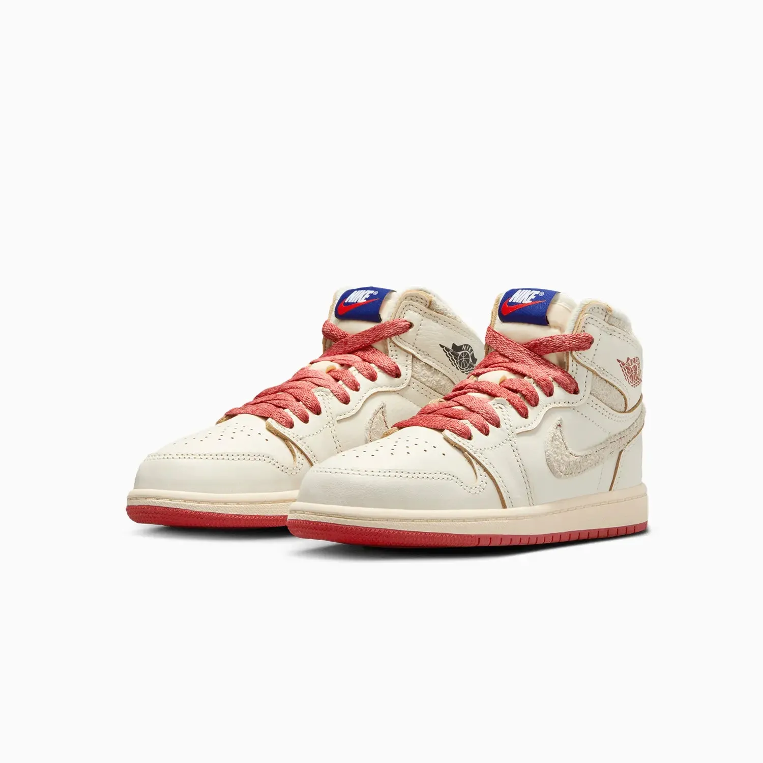 Kid's Air Jordan 1 Retro High OG "Rare Air Sail Cinnabar" Pre School Earth Origins Sneakers
