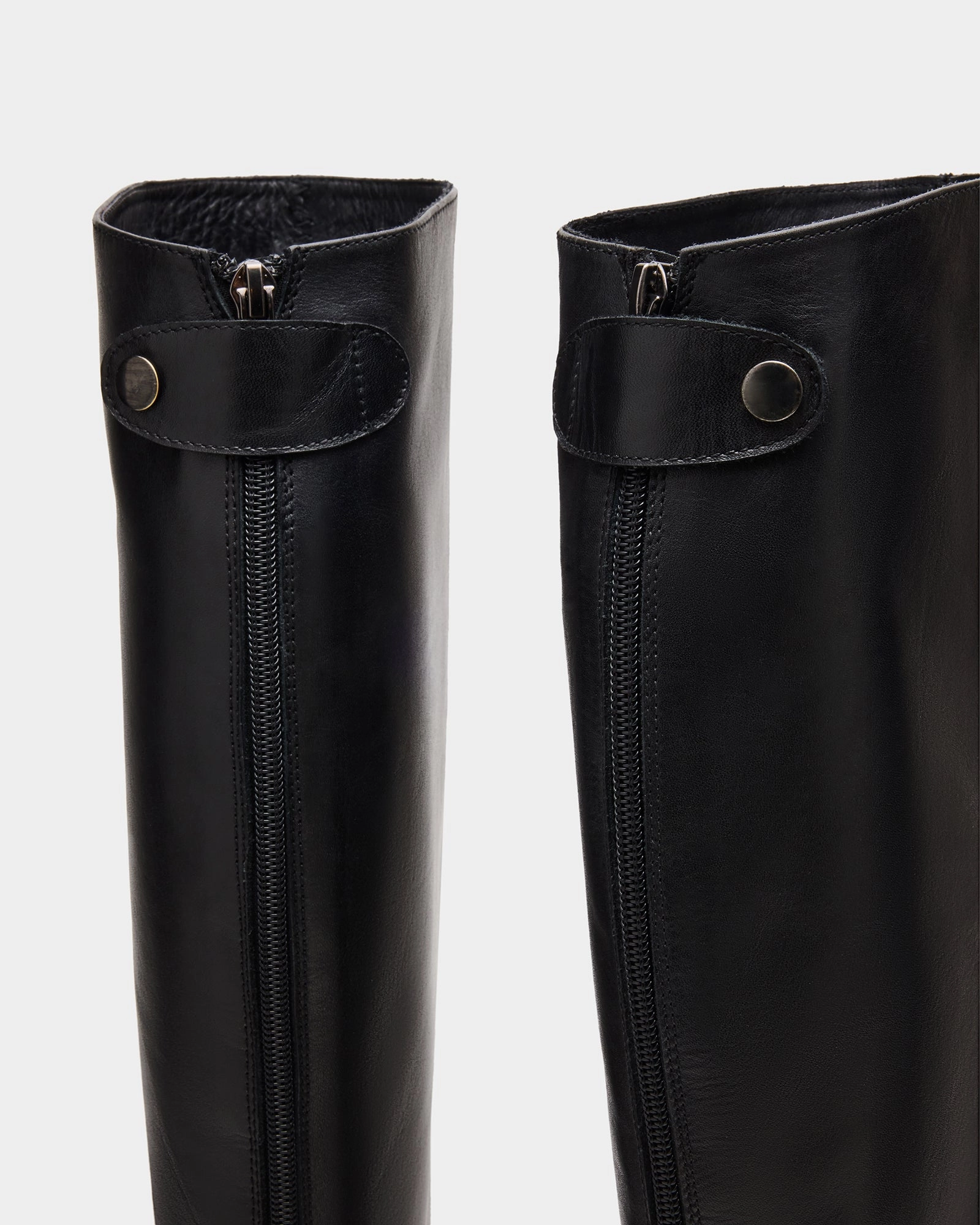 BEREN BLACK LEATHER Boots Size 10