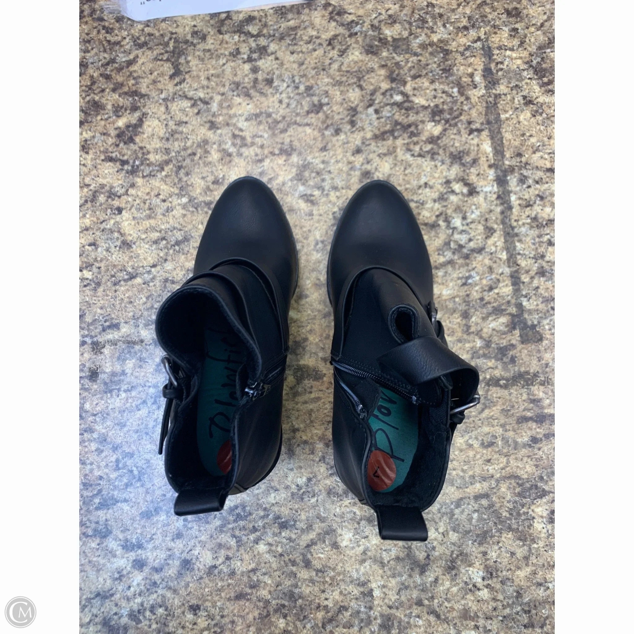 Boots Ankle Heels By Blowfish In Black, Size: 7 Boots For Hiking