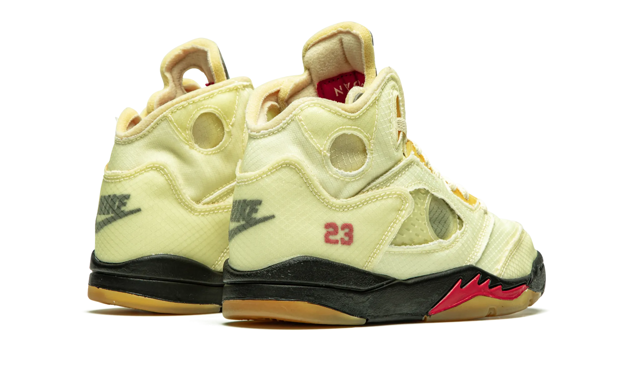 Air Jordan 5 Retro SP PS "Off-White - Sail" Rhinestones For Sneakers