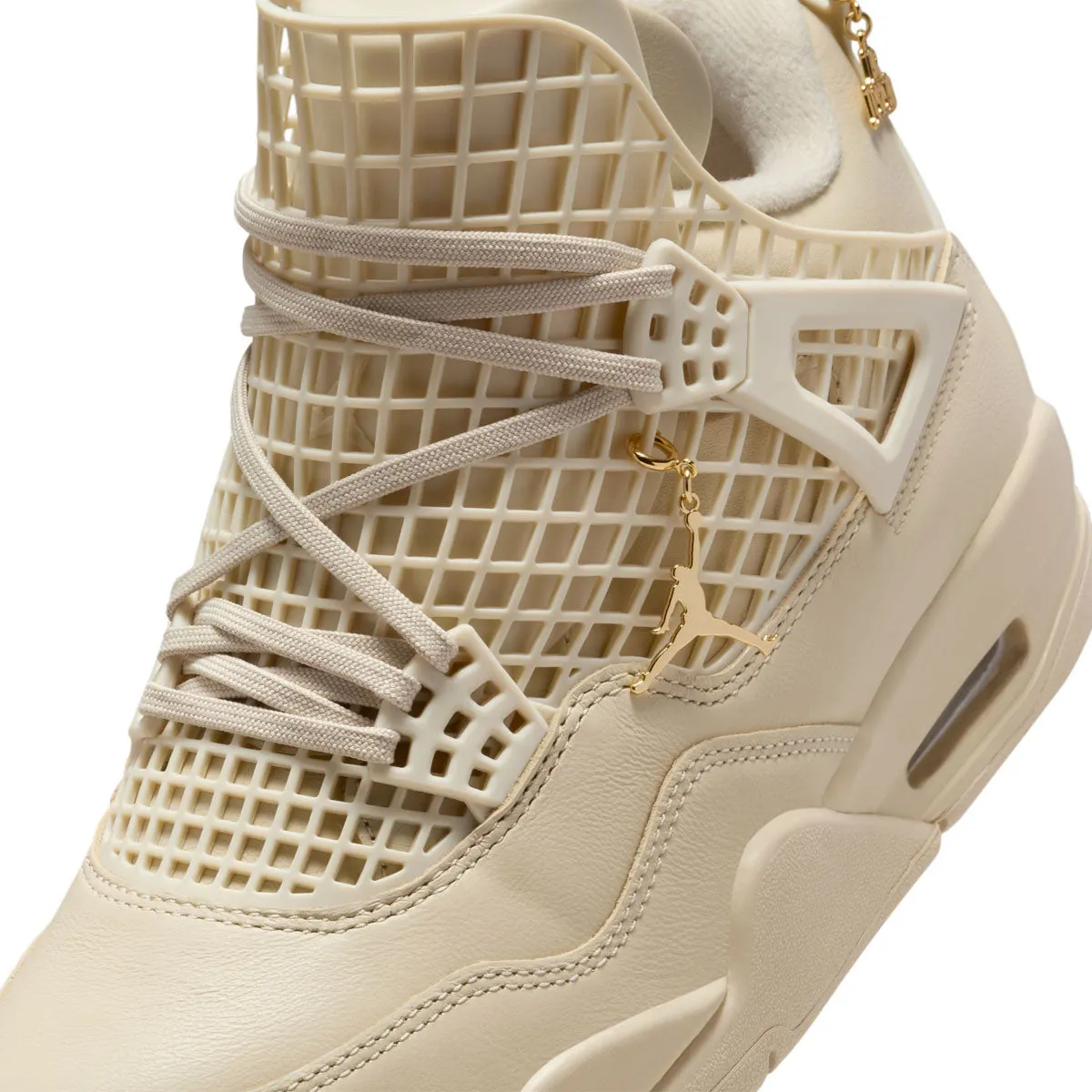 Wmns Air Jordan 4 Net 'Rattan' Victory Sneakers