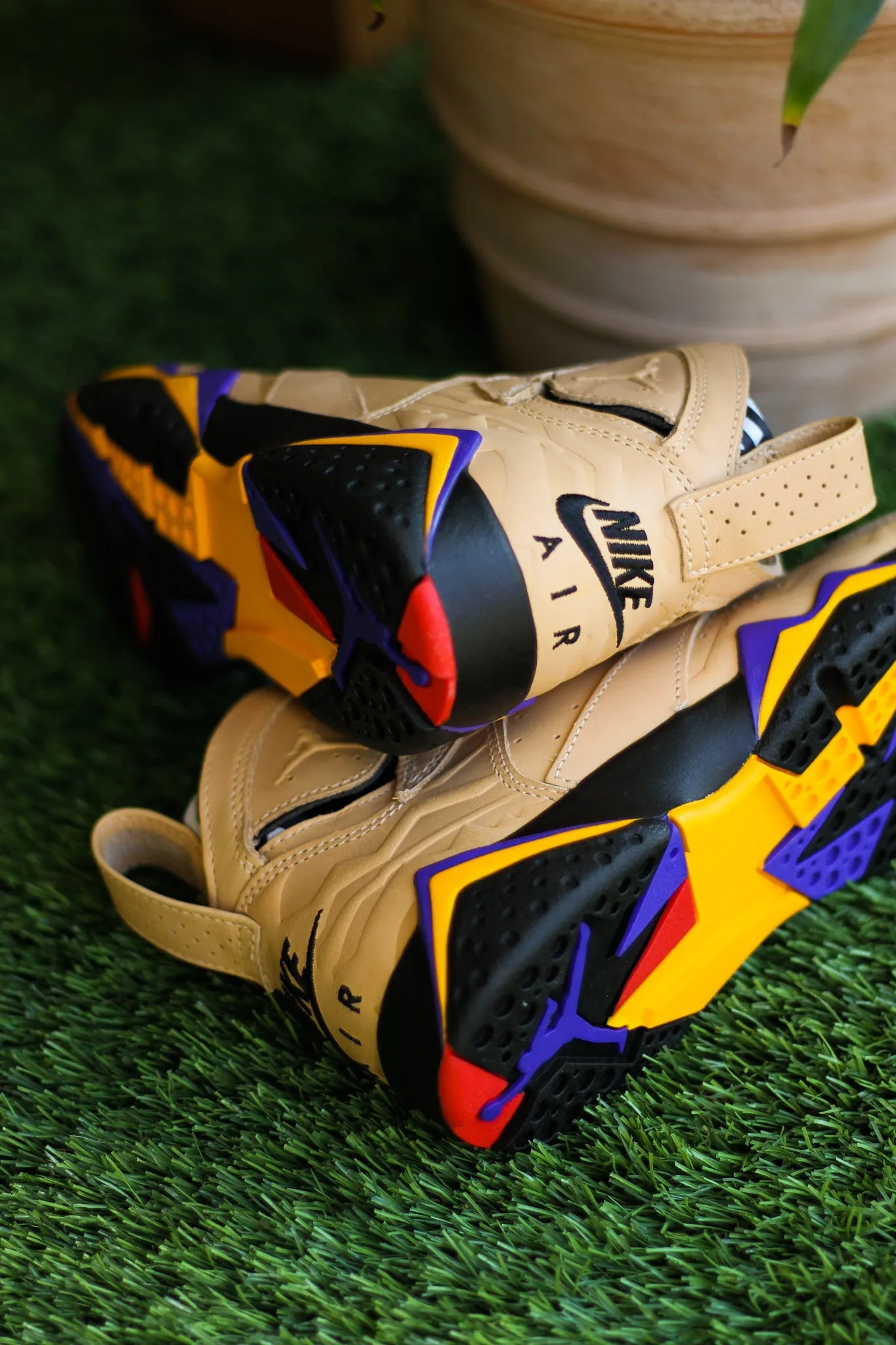 Sneakers High Top Converse AIR JORDAN 7 RETRO SE (GS) "VACHETTA TAN"