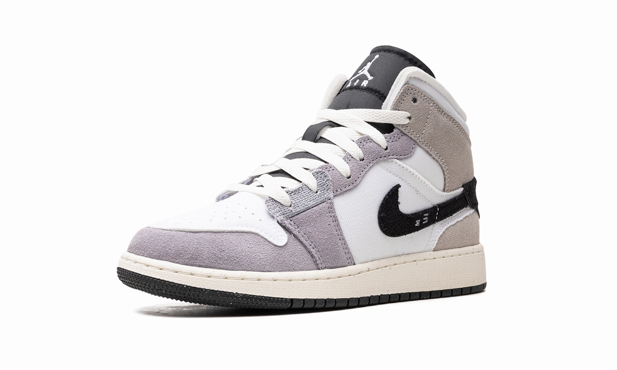 Lifting Sneakers Air Jordan 1 Mid SE Craft GS "Cement Grey"