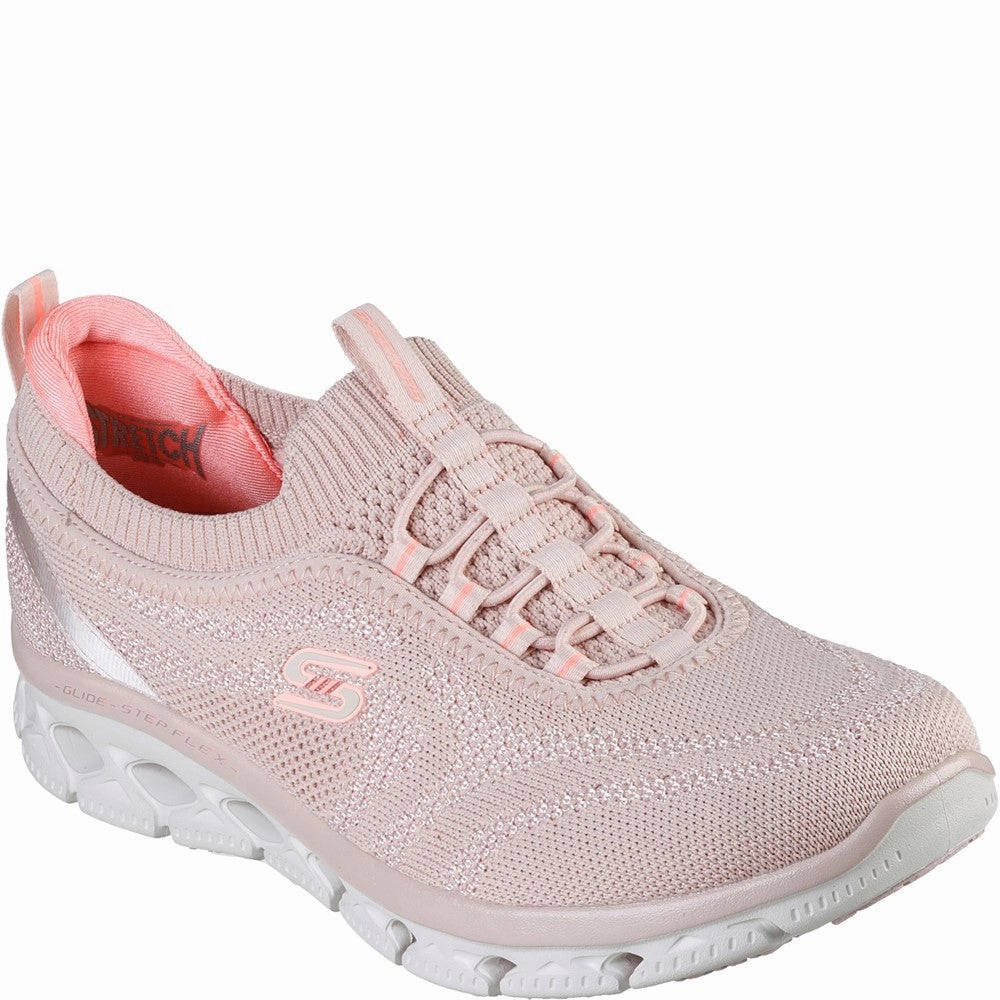 Casual Slip On Tennis Shoes Skechers Glide-Step Flex - Good Dream Shoes