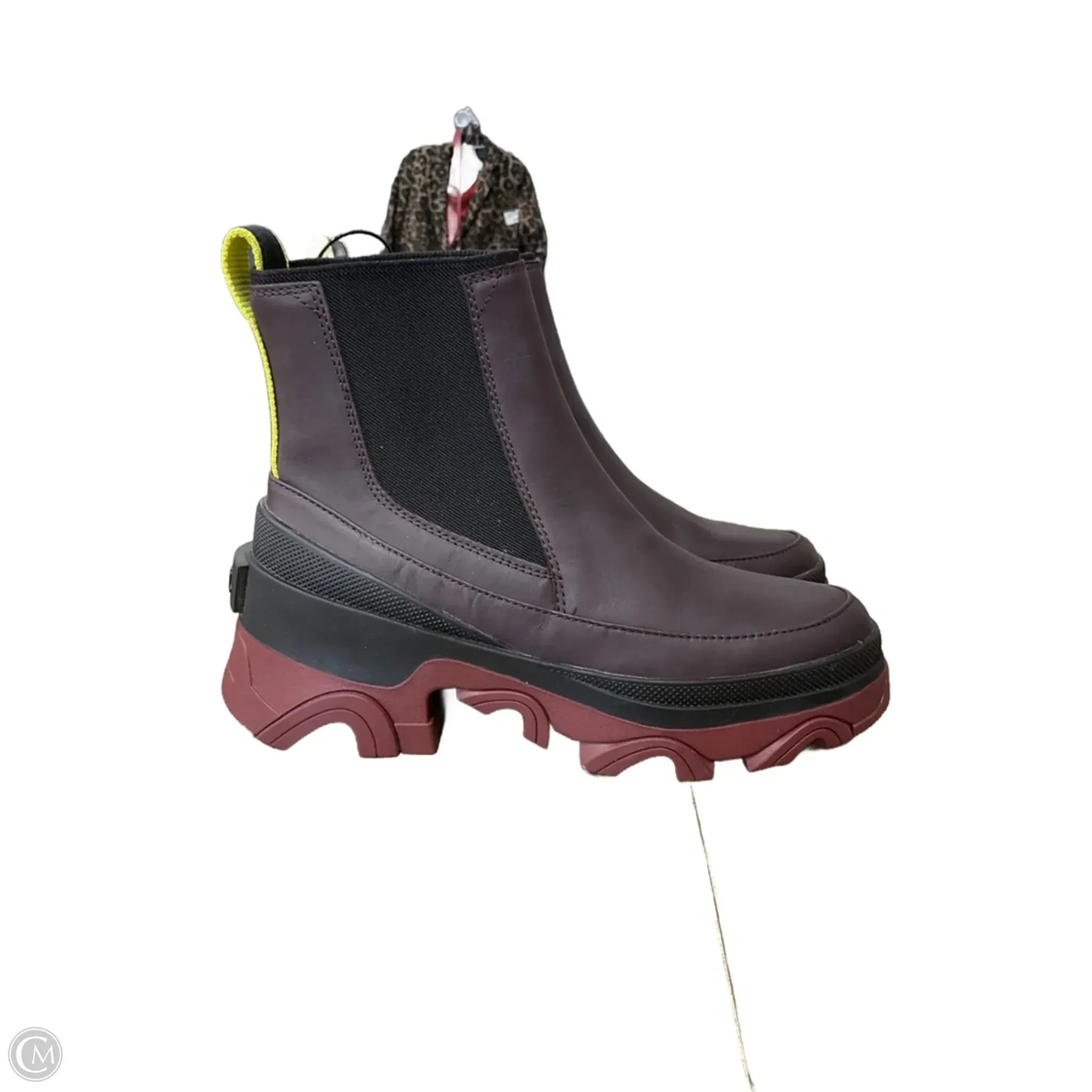 Rei Winter Boots Boots Ankle Heels By Sorel In Maroon, Size: 6