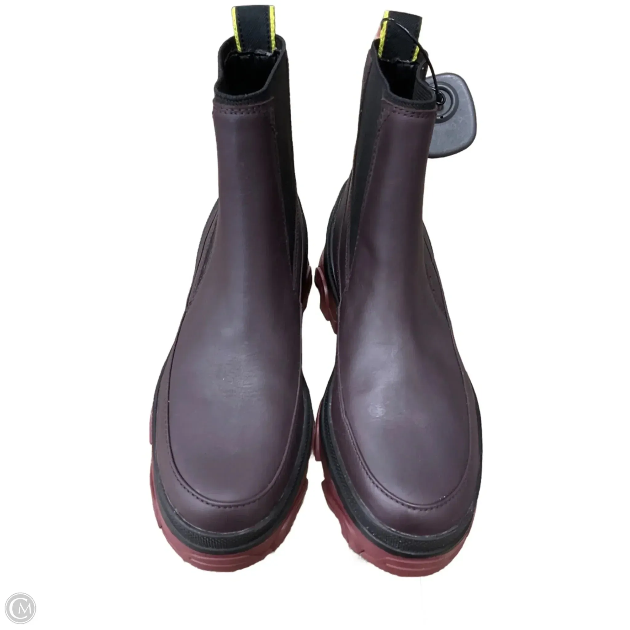 Boots Ankle Heels By Sorel In Maroon, Size: 6 Golden Boots