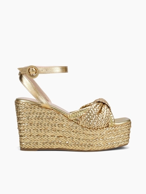 Business Casual Appropriate Shoes Luna Gold Trenza